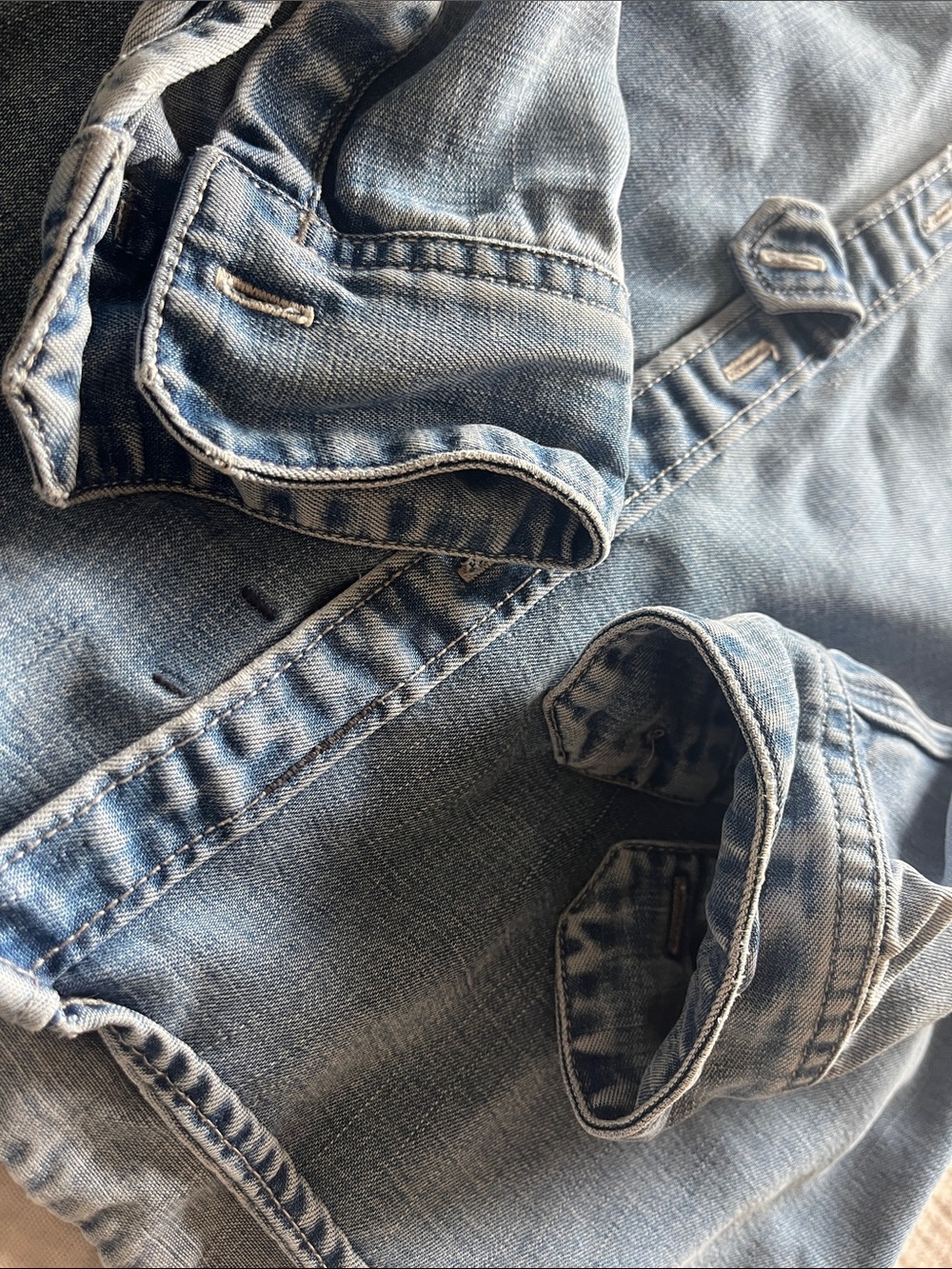G-Star Light Blue Denim Button-Up Shirt - Picture 9 of 13